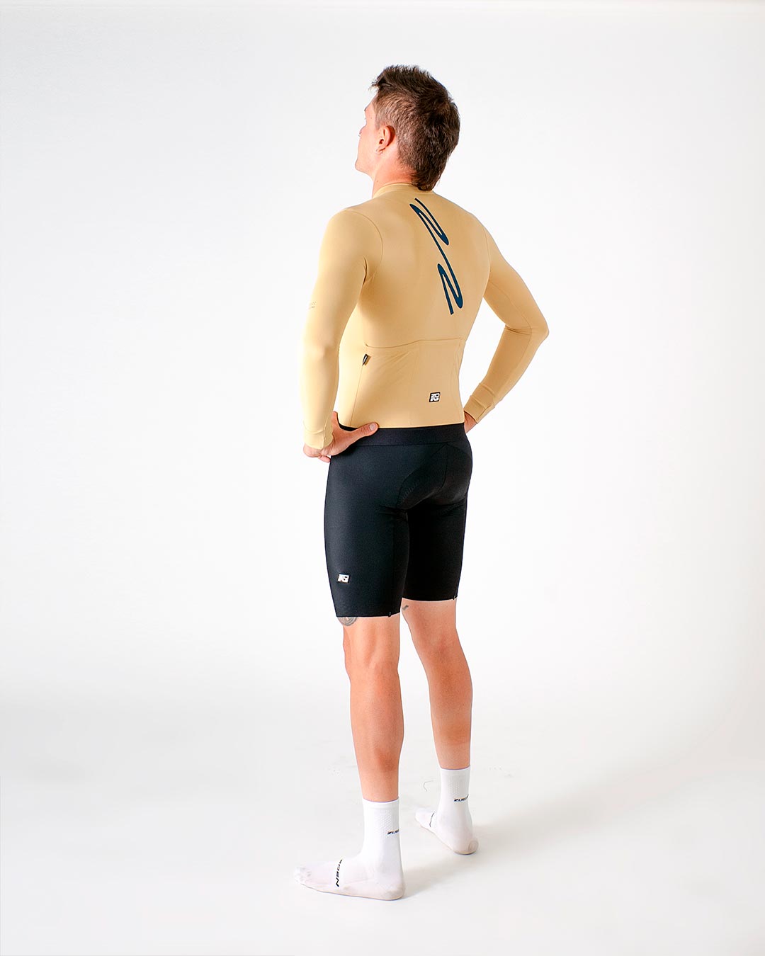Jersey de Ciclismo Hombre Manga Larga Pulse Amarillo