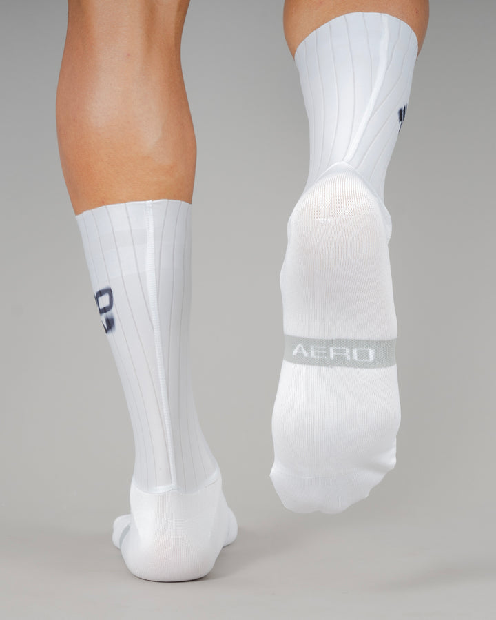 Media Ciclismo Aero Liquid White