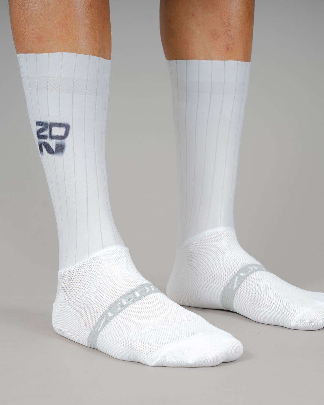 Media Ciclismo Aero Liquid White