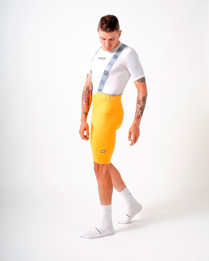 Pantaloneta Ciclismo Hombre Forge Amarillo Neo