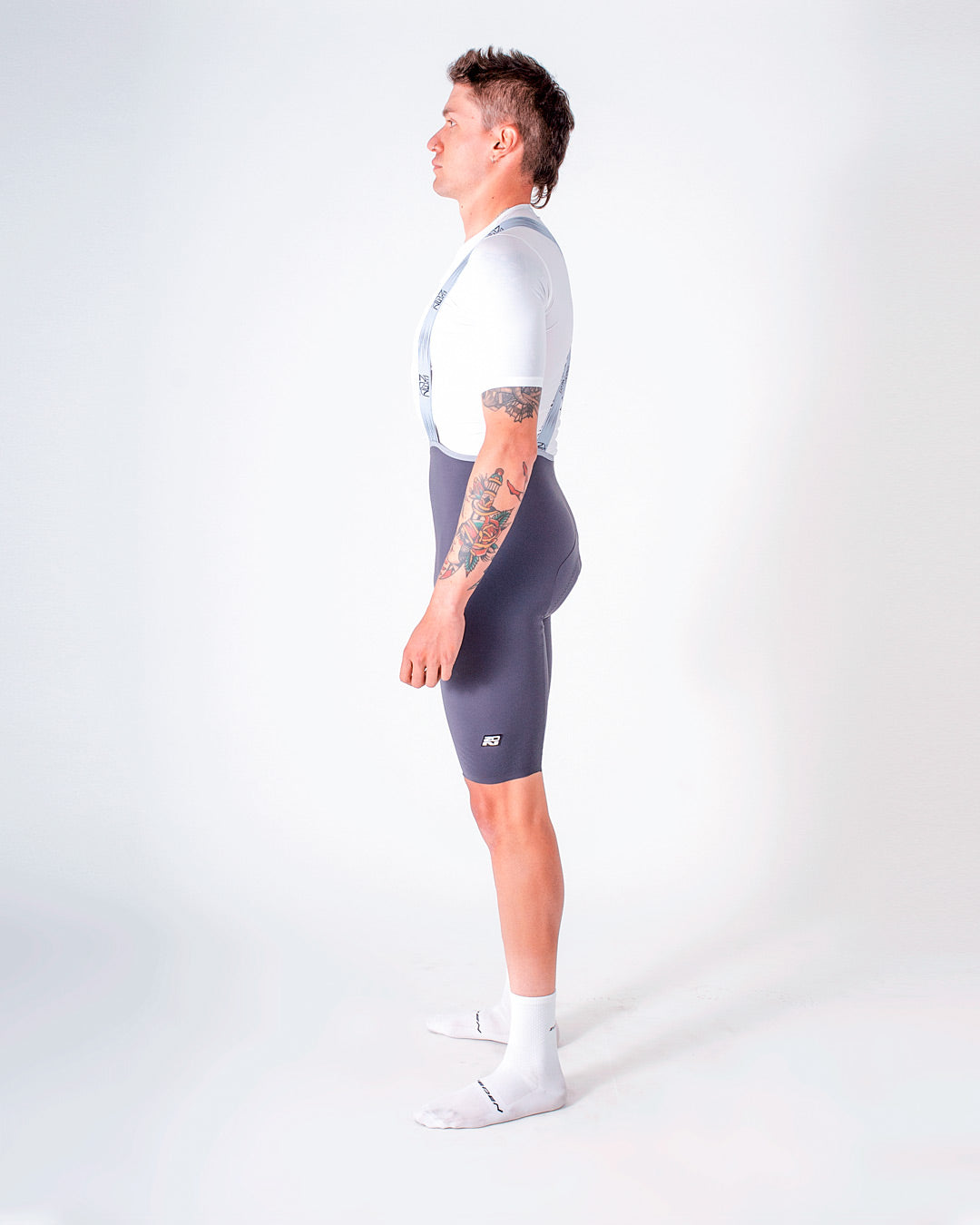 Pantaloneta Ciclismo Hombre Forge Gris