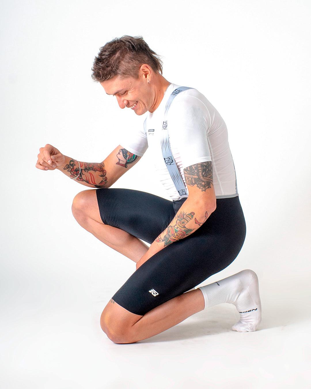 Pantaloneta Ciclismo Hombre Forge Negra