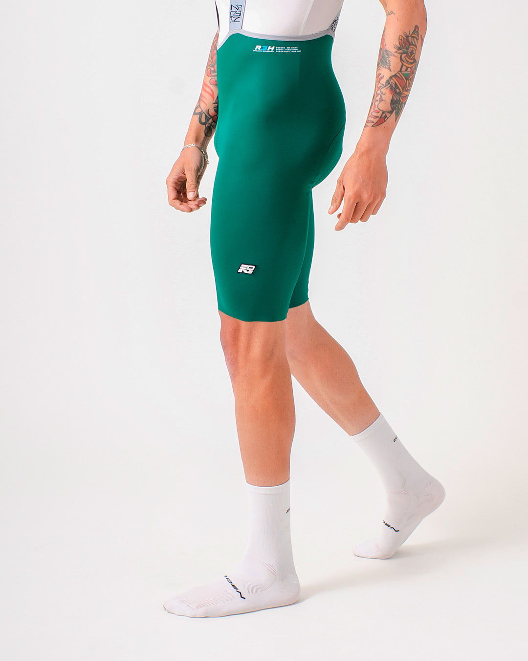 Pantaloneta Ciclismo Hombre Forge Verde Jungle