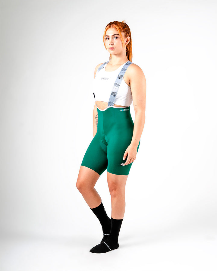 Pantaloneta Ciclismo Mujer Forge Verde Jungle
