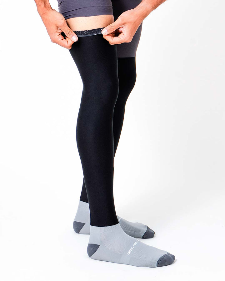 Black Lycra leg 