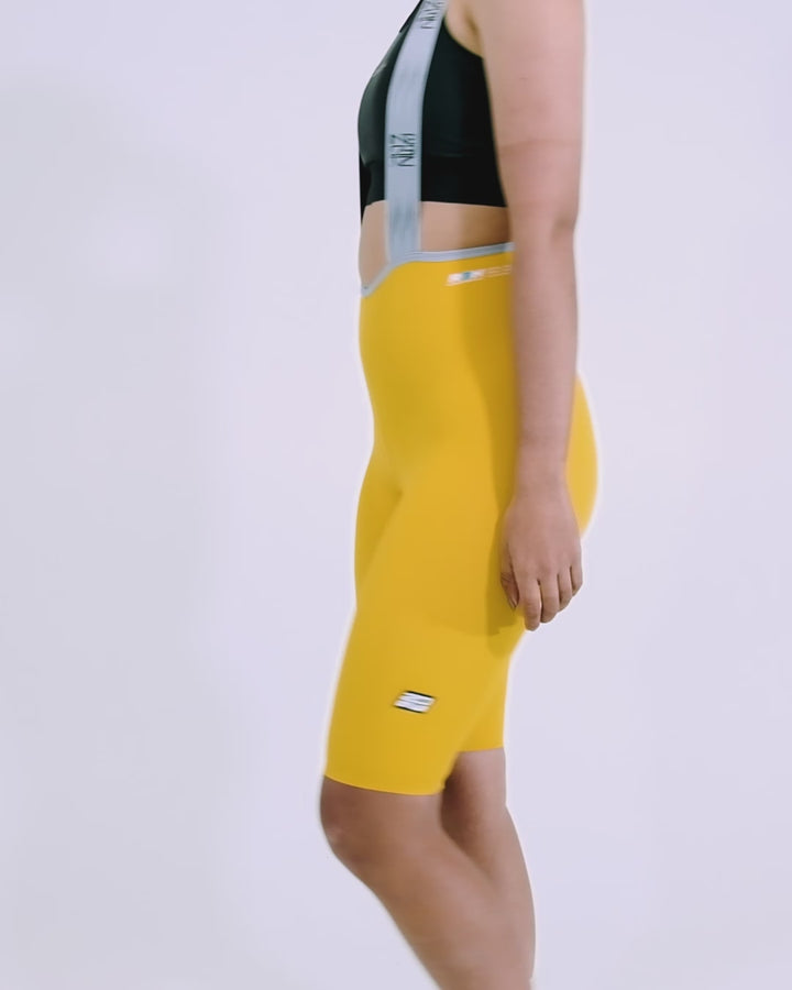 Pantaloneta Ciclismo Mujer Forge Amarillo Neo