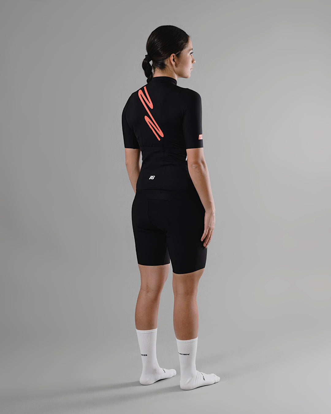 Jersey de Ciclismo Mujer Manga Corta Flame