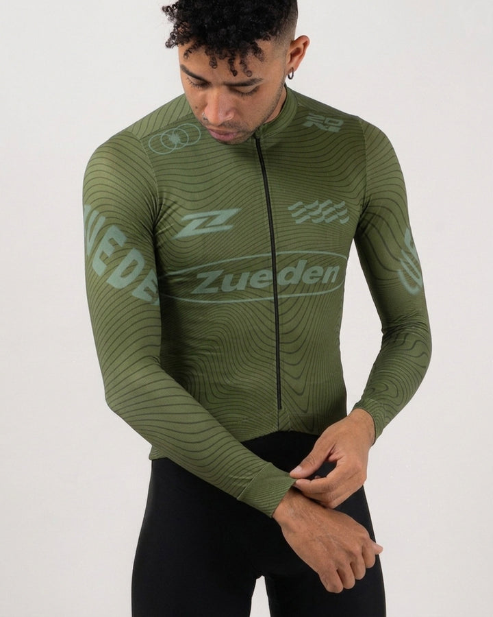 Jersey de Ciclismo Hombre Manga larga Vera