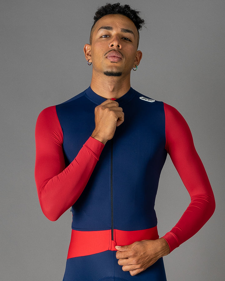 Jersey de Ciclismo Hombre Manga Larga B&amp;R