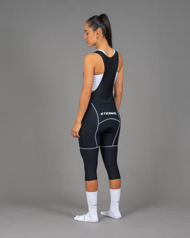 Pantalón Ciclismo 3/4 costuras blancas Eternal Dama