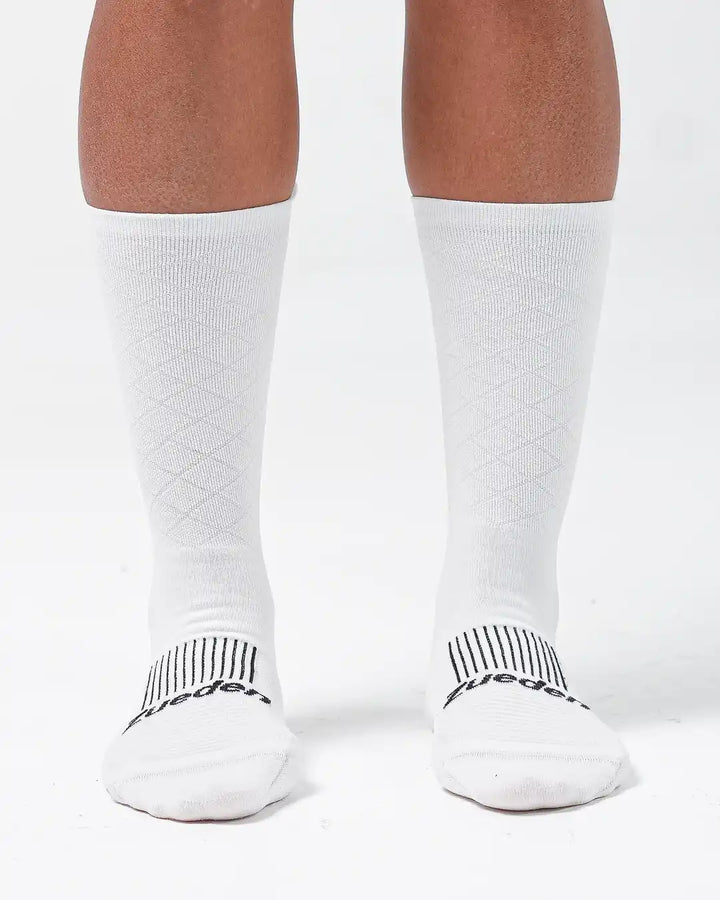 Medias de Ciclismo Endure 180 KM Blanca