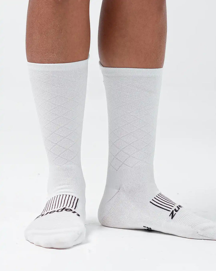 Medias de Ciclismo Endure 180 KM Blanca