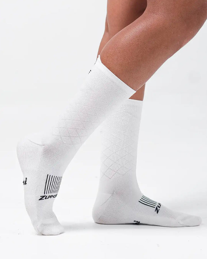 Medias de Ciclismo Endure 180 KM Blanca