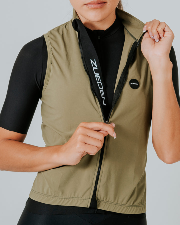 Chaleco Ciclismo Dama Cyclone Oro Rush