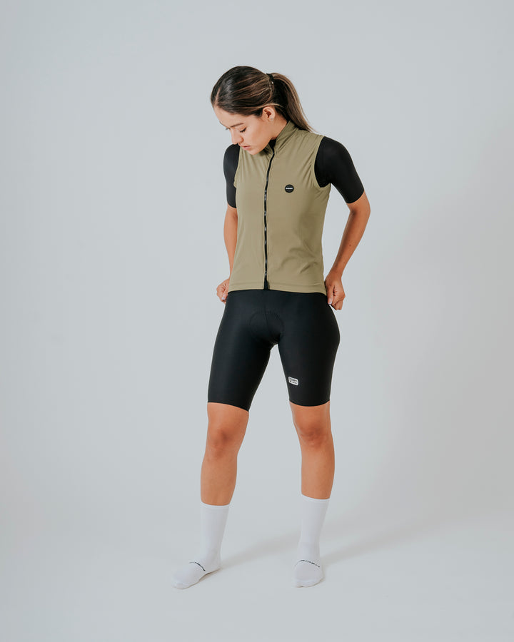 Chaleco Ciclismo Dama Cyclone Oro Rush