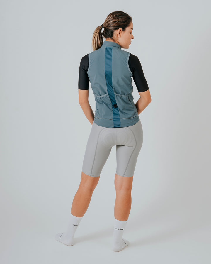 Chaleco Ciclismo Dama Cyclone Verde Volt