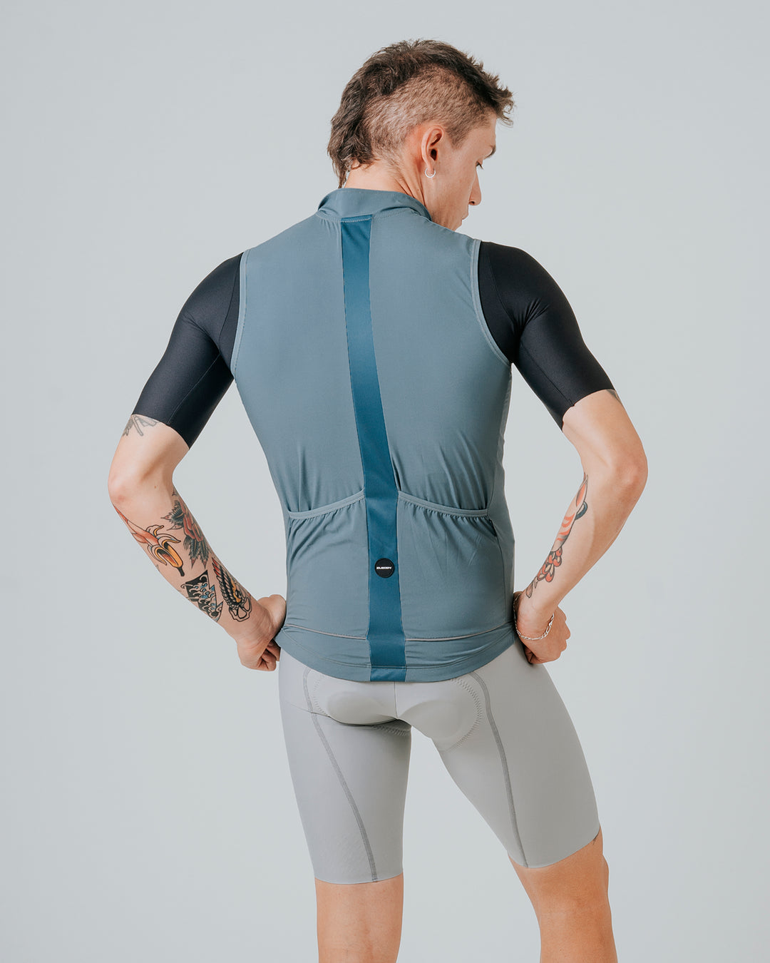 Chaleco Ciclismo Hombre Cyclone Verde Volt