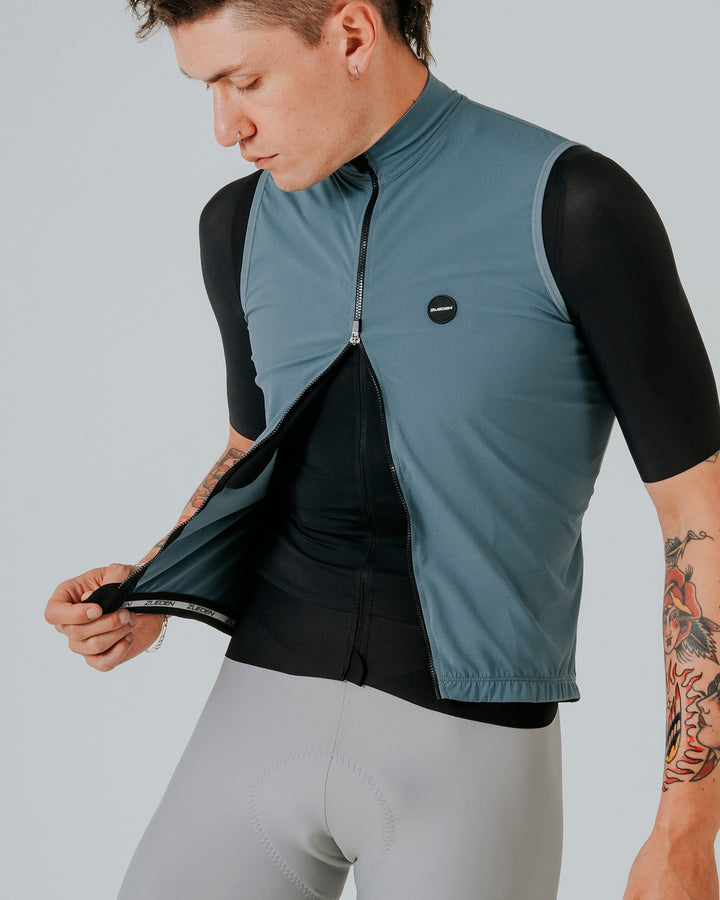 Chaleco Ciclismo Hombre Cyclone Verde Volt