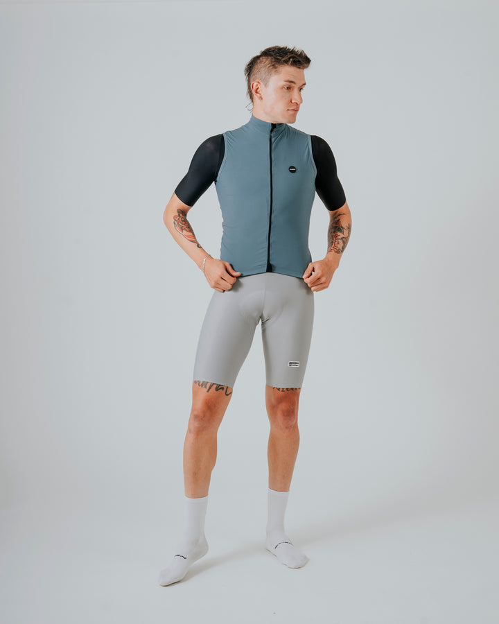 Chaleco Ciclismo Hombre Cyclone Verde Volt