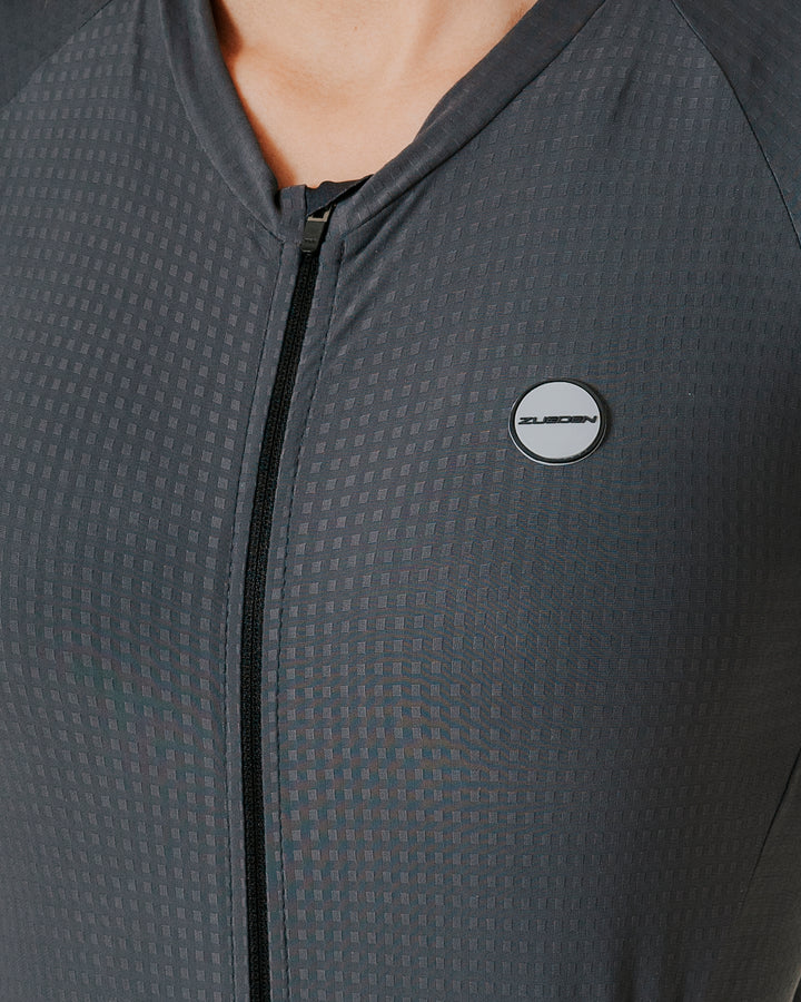Enterizo Ciclismo Dama Manga Corta Off Road Gris