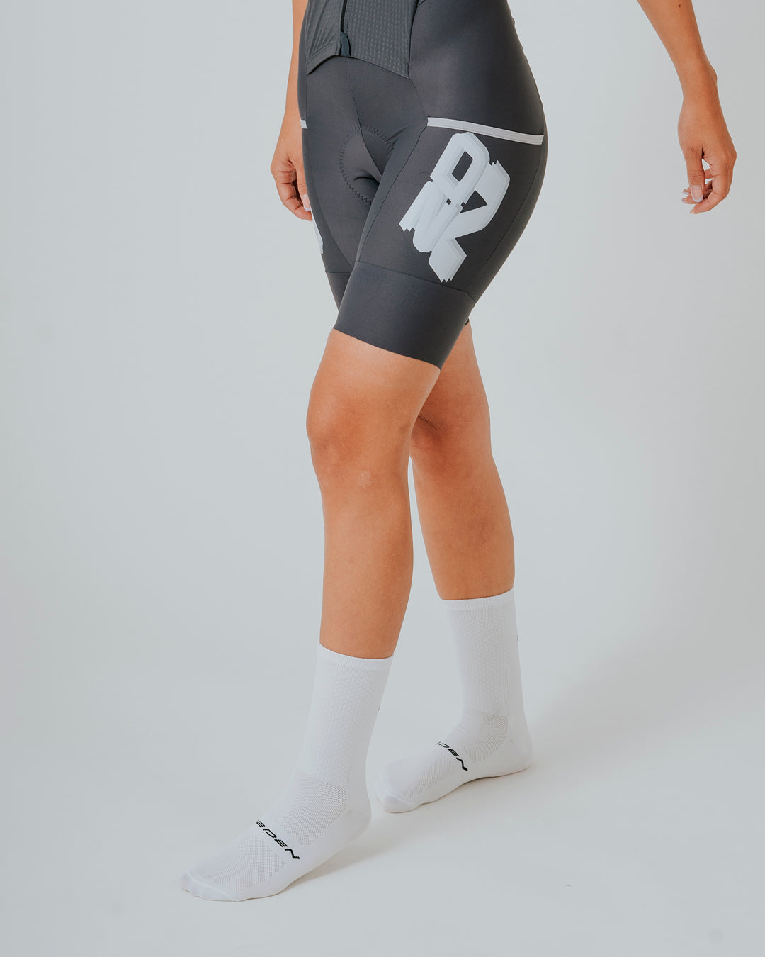 Enterizo Ciclismo Dama Manga Corta Off Road Gris