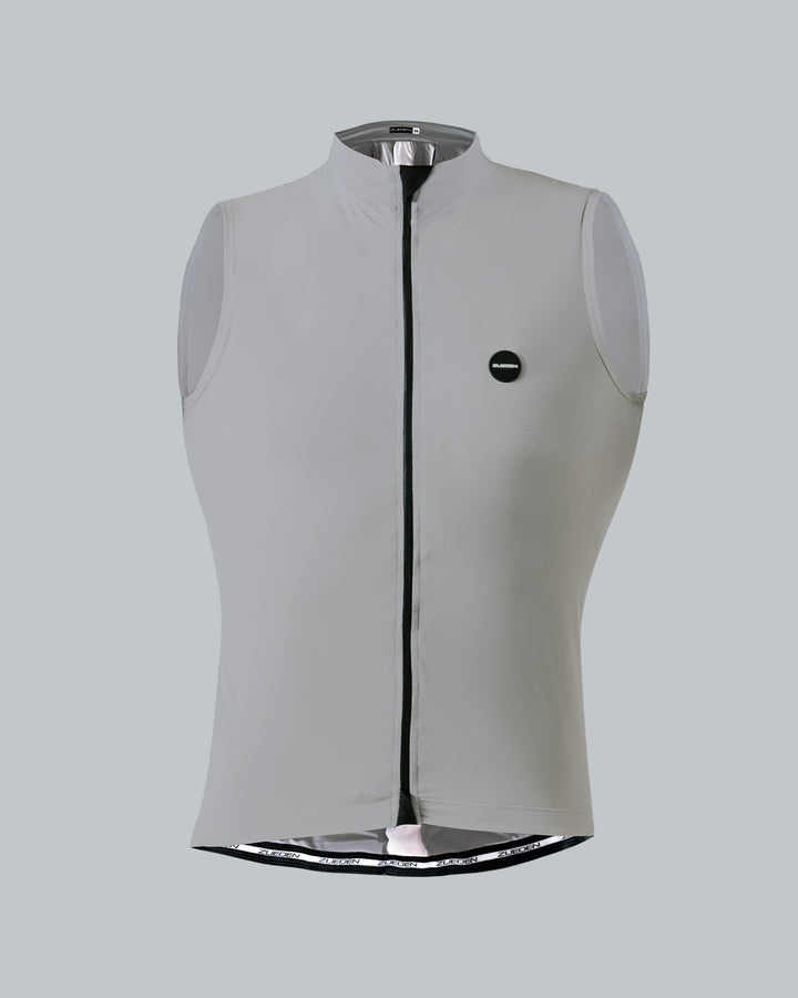 Chaleco Ciclismo Hombre Cyclone Gris Platinum