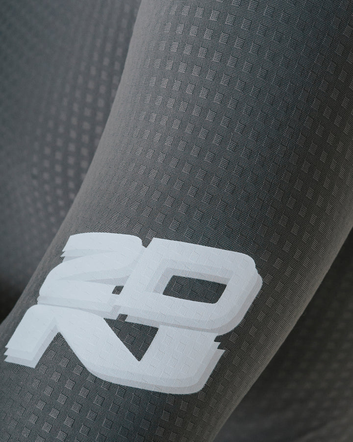 Enterizo Ciclismo Hombre Manga Corta Off Road Gris