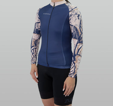 Jersey de Ciclismo Dama Manga Larga Fall Leaves