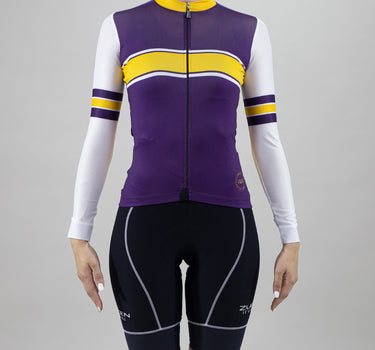 Jersey de Ciclismo Dama Manga Larga Violet Sunset