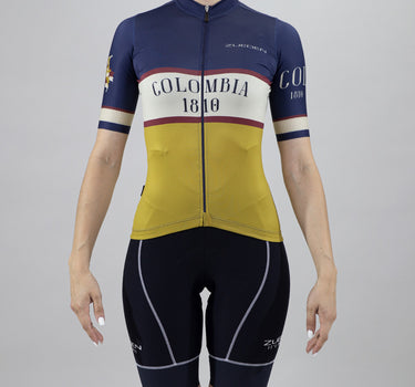 Jersey de Ciclismo Dama Manga Corta Colombia 1810