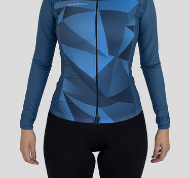 Jersey de Ciclismo Dama Manga Larga Geometric