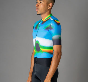 Jersey de Ciclismo Hombre Manga Corta Atmosfera